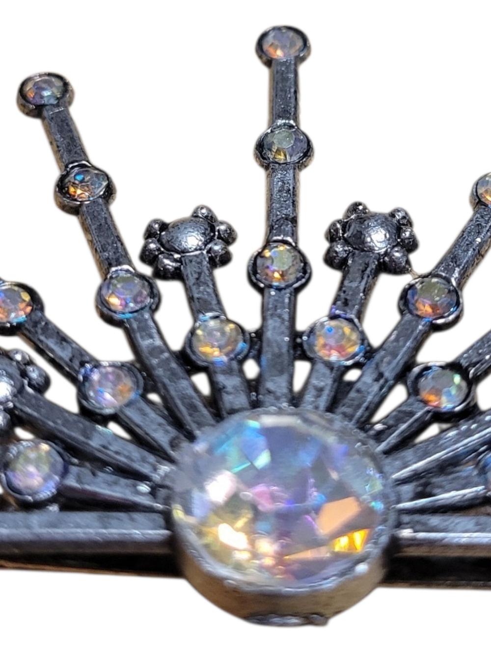 Vintage Art Deco Sunburst Brooch - Picture 4 of 6